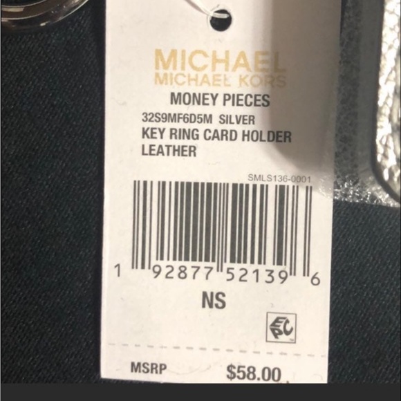 AuthenticMichael Kors leather key ring card holder - Picture 6 of 9